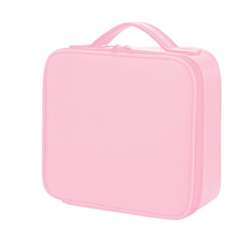 COMETX Professionelle Make-up-Tasche Make-up-Tasche Partition Organizer Große Kapazität Reise Kosmetik Aufbewahrungstasche, rose von COMETX