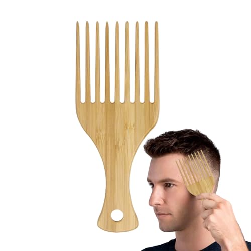 Breiter Zahnkamm – Haarpickel-Friseurkamm | Haarkamm Aus Bio- | Ergonomischer Design-Stylingkamm | Haarstyling-Kämme Für Herren | Lockige Lange Dicke Haare Haarbürste Aus | Haarauswahl Für Lo von COMFOLIVING