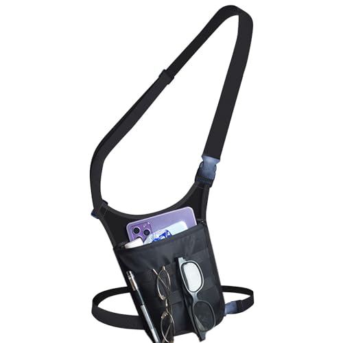 COMFOLIVING Anti-Theft -Taschen für Frauen, Anti-Theft -Tasche - Schlanke Reisende Geldbörsen - Einstellbare Anti-Diebstahl Reisetaschen Dünne Multi-Taschen für Telefonwanderungen von COMFOLIVING