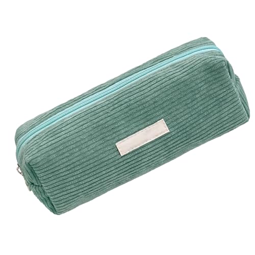 Federmäppchen für Mädchen – Aufbewahrungstasche für Schreibwaren und Stifte mit großem Fassungsvermögen | Cord-Briefpapier-Bleistift-Organizer-Beutel | Multifunktionale Bleistiftbox für Grundschule, M von COMFOLIVING