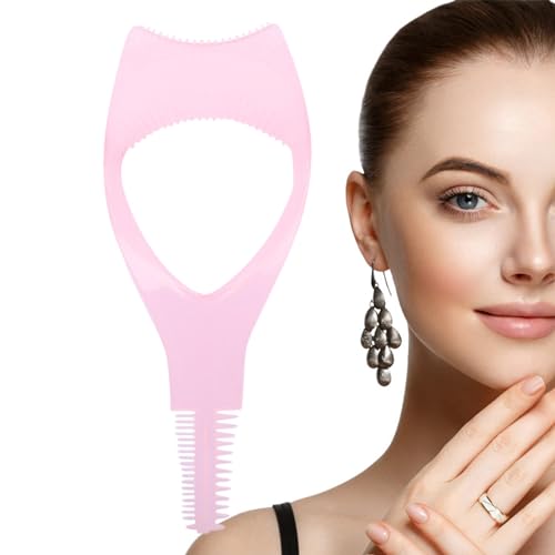 Mascara Guard, Mascara Shield Applicator Guard, Curved Comb Design Eyelash Brush Tool Widely Used Portable Mascara Brush For Daily, Dates, Parties And Performance von COMFOLIVING