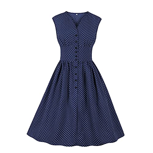COMIOR Damen Kleider Sommer Elegant Spitze Elegant Kleid Festlich Kleid Festliches Formelles Festzug-Ballkleid Oversized Damen Kleid Sommerkleid Shirtkleider Elegant von COMIOR