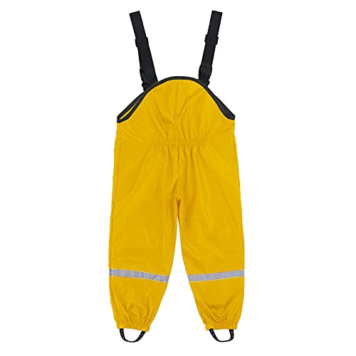 Damen Herren Regenlatzhose, Erwachsene Wind- und wasserdichte Matschhose Atmungsaktiv Verstellbaren Einteilige Jumpsuit Regenhose Trägern Buddelhose Regenhosen für Fahrrad Sport, Rain Pants von COMIOR