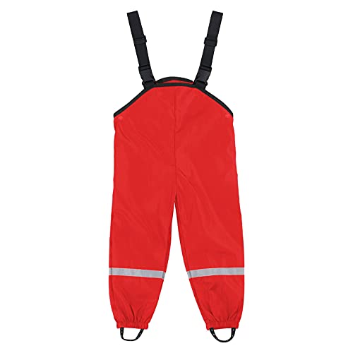 Damen Herren Regenlatzhose, Erwachsene Wind- und wasserdichte Matschhose Atmungsaktiv Verstellbaren Einteilige Jumpsuit Regenhose Trägern Buddelhose Regenhosen für Fahrrad Sport, Rain Pants von COMIOR