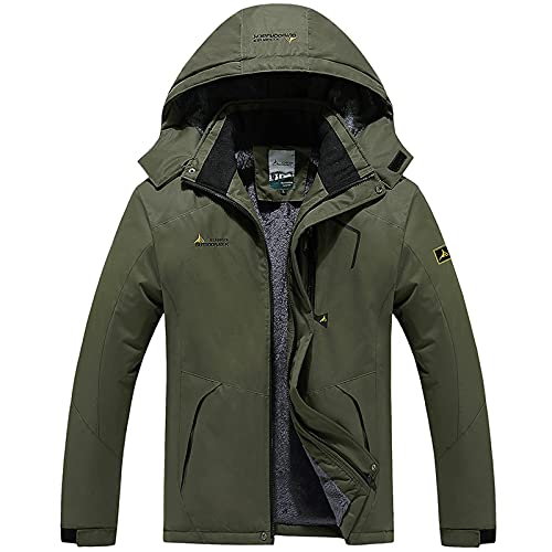 Herren Sportbekleidung Regenmantel Winter Hoodie Mantel Kapuzenjacken Tops Kapuze Jacke Oberteile Winterjacken Wasserdichte Trenchcoat Outdoor Sport Freizeit Skijacke für Bergsteigen Snowboard Reiten von COMIOR