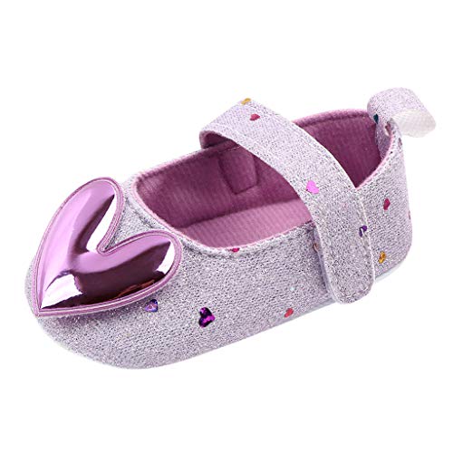 Kinder Baby Schuhe Mädchen Jungen Sneakers Kleinkind Schuhe Liebe Herzform Pailletten Deko Klettverschluss Prinzessin Sport Freizeitschuhe Atmungsaktiv Rutschfeste Weiche Boden Leicht Wanderschuhe von COMIOR