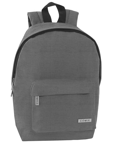 COMIX Mini-Rucksack Unisex – Kinder und Jugendliche (Packung mit 1 Stück), grau, 22x33x10, Casual von COMIX