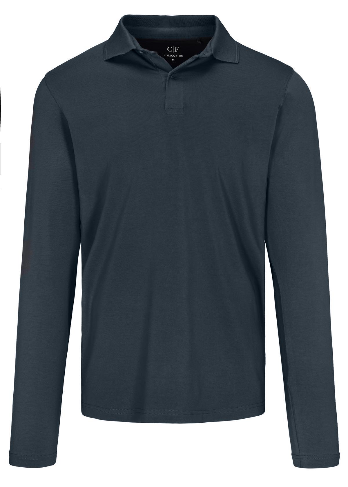COMMANDER Finest Clothing - 2-Knopf Polo-Shirt, 1/1 Arm dark navy - Gr. - M von COMMANDER Finest Clothing