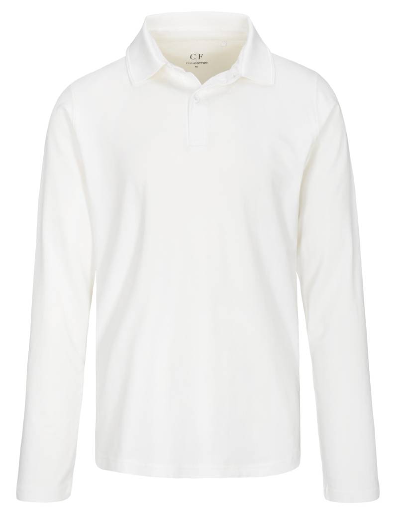 COMMANDER Finest Clothing - 2-Knopf Polo-Shirt, 1/1 Arm snow white - Gr. - L von COMMANDER Finest Clothing