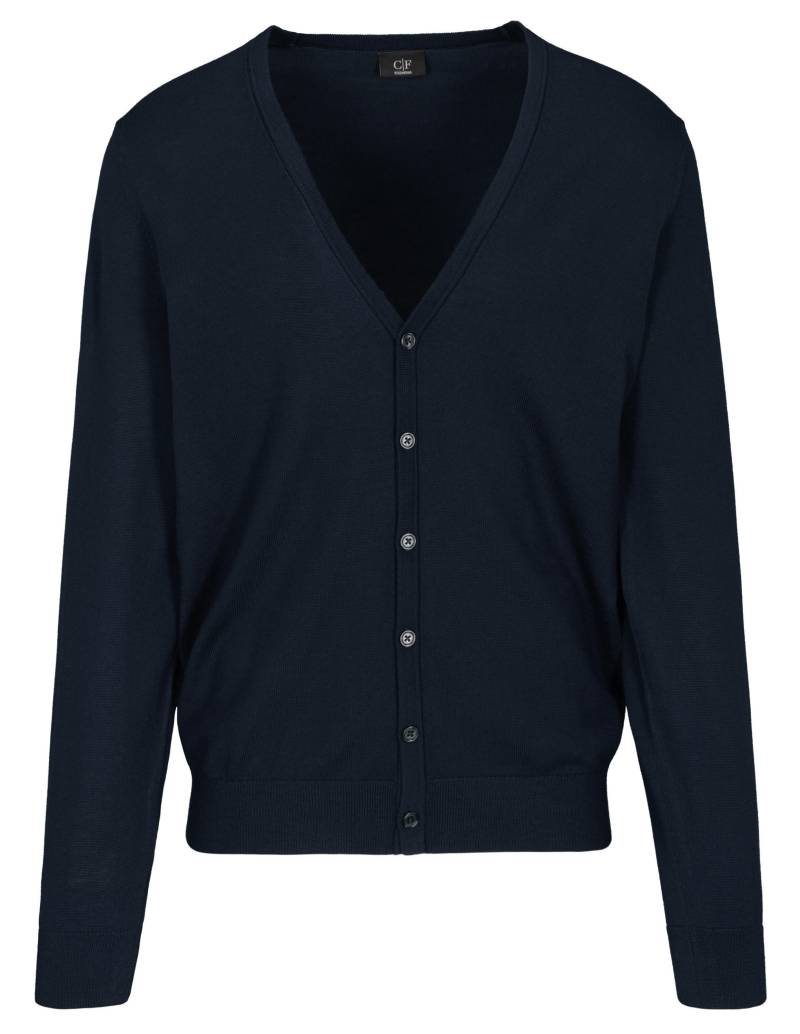 COMMANDER Finest Clothing - Cardigan geknöpft, uni dark navy - Gr. - XXL von COMMANDER Finest Clothing