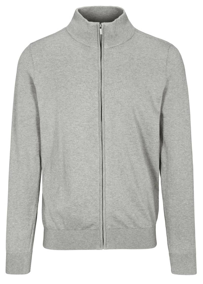 COMMANDER Finest Clothing - Cardigan with Zip tech grey mel. - Gr. - M von COMMANDER Finest Clothing