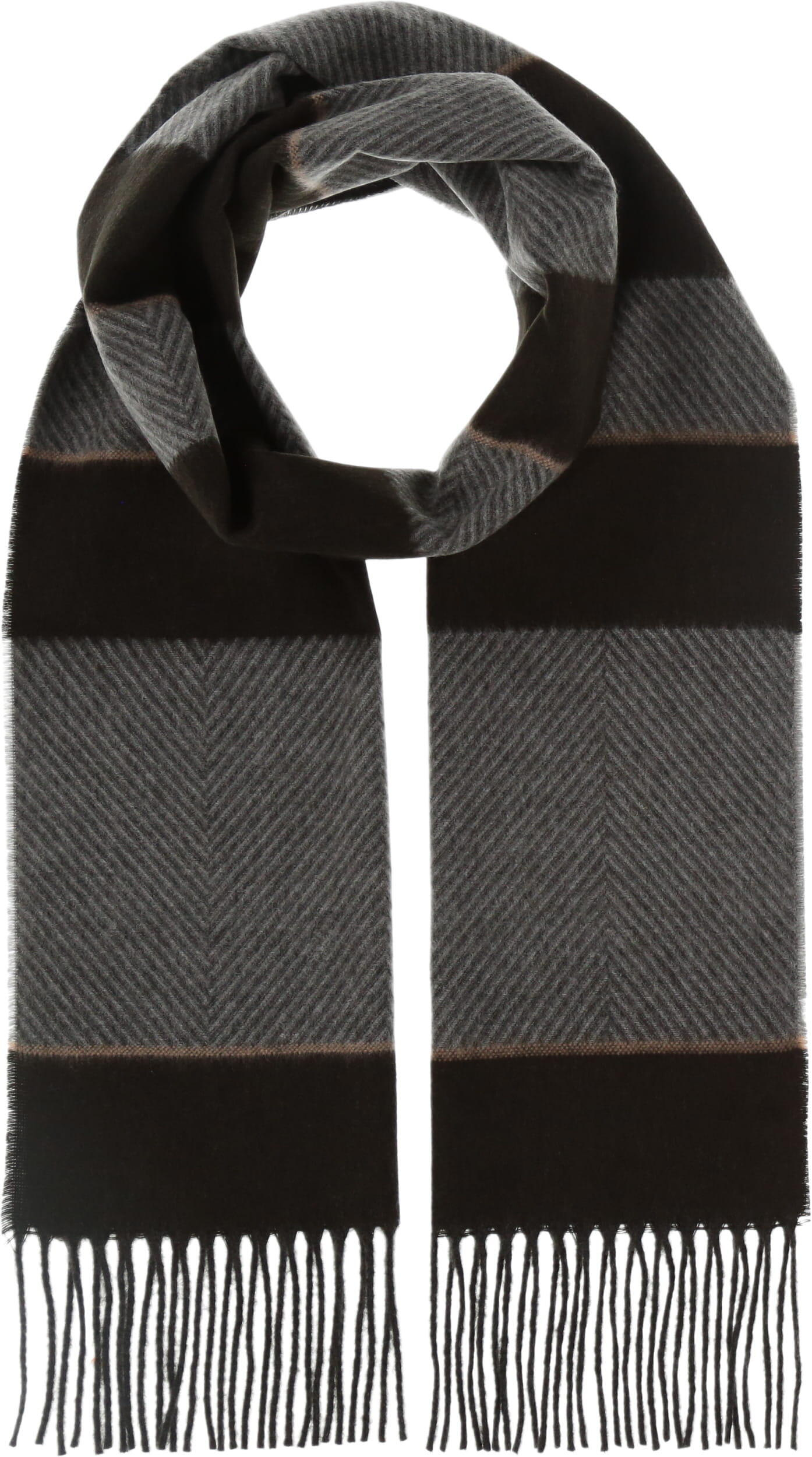 COMMANDER Finest Clothing - Cashmink Schal 30/180 black von COMMANDER Finest Clothing