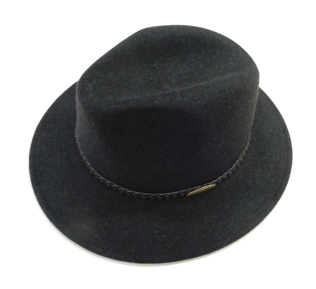 COMMANDER Finest Clothing - Filzhut anthrazit - Gr. - 55 von COMMANDER Finest Clothing