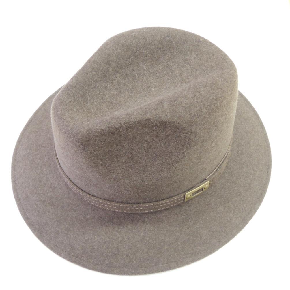 COMMANDER Finest Clothing - Filzhut braun melange - Gr. - 58 von COMMANDER Finest Clothing