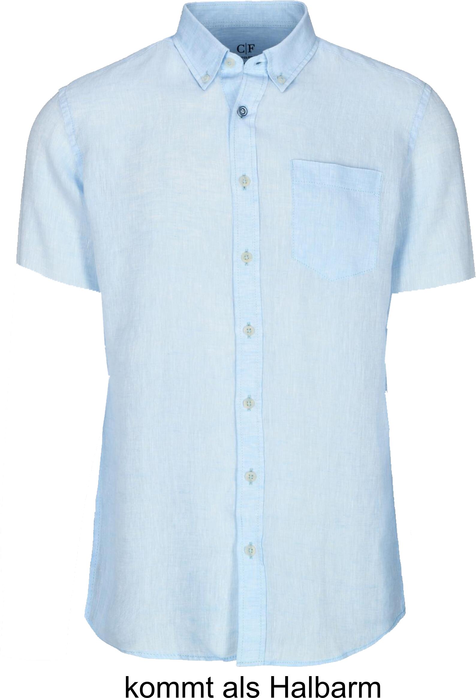 COMMANDER Finest Clothing - Hemd, 1/2 Arm chambray blue - Gr. - S von COMMANDER Finest Clothing