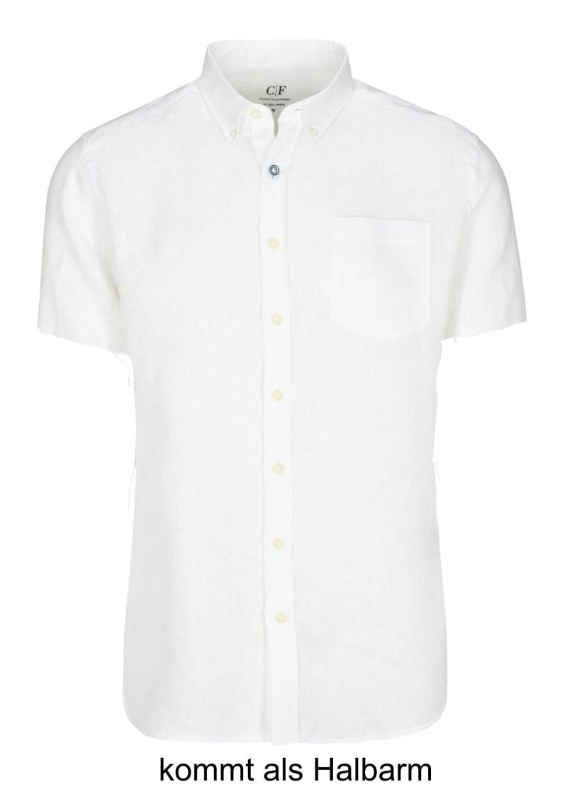 COMMANDER Finest Clothing - Hemd, 1/2 Arm clean white - Gr. - L von COMMANDER Finest Clothing