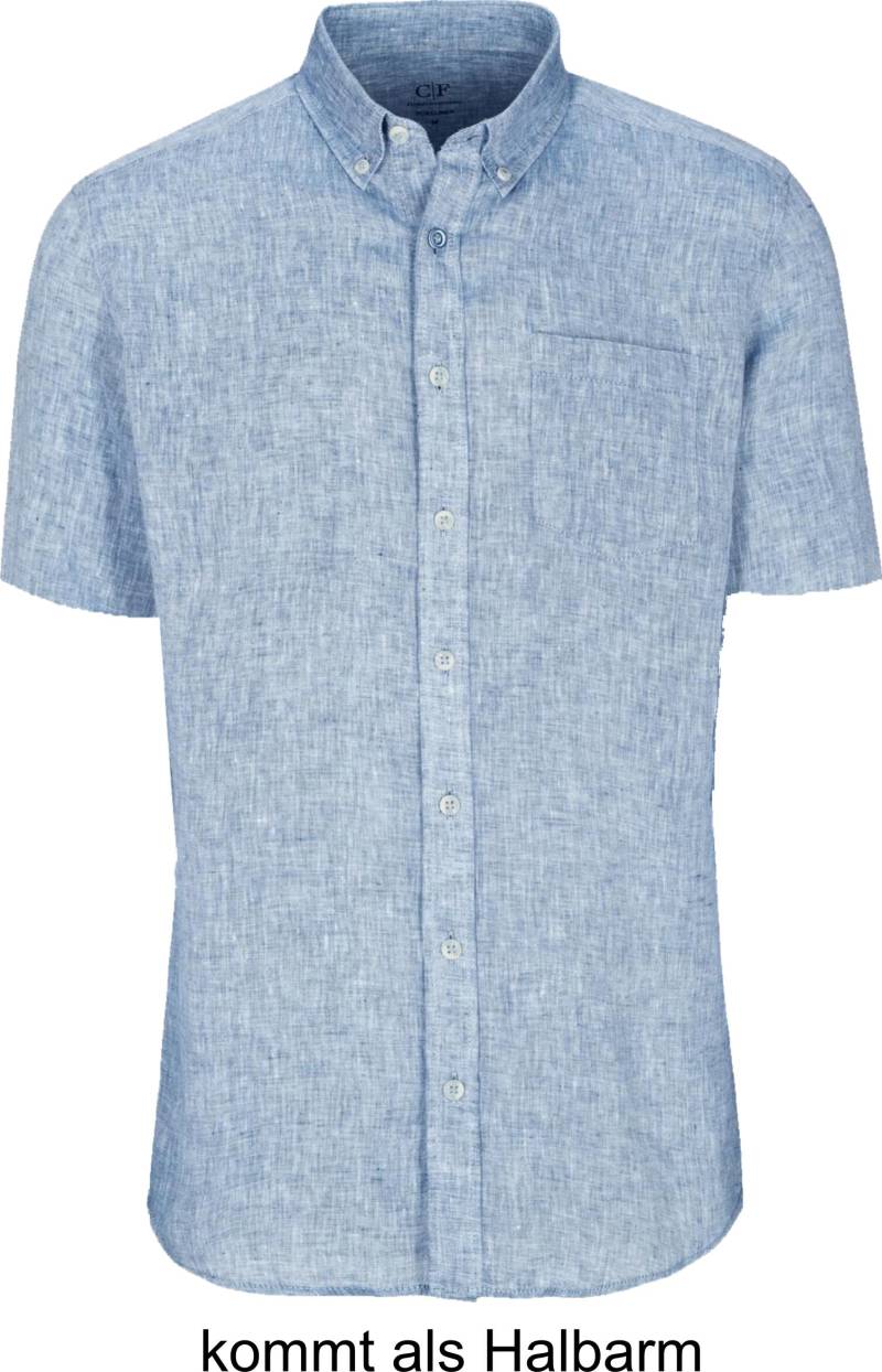 COMMANDER Finest Clothing - Hemd, 1/2 Arm dark denim - Gr. - M von COMMANDER Finest Clothing