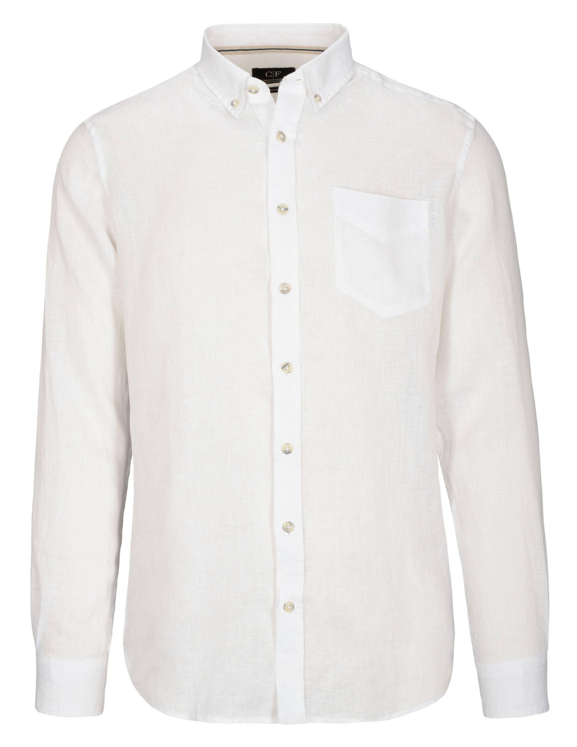 COMMANDER Finest Clothing - Hemd 1/1 Arm,Button Down clean white - Gr. - 3XL von COMMANDER Finest Clothing