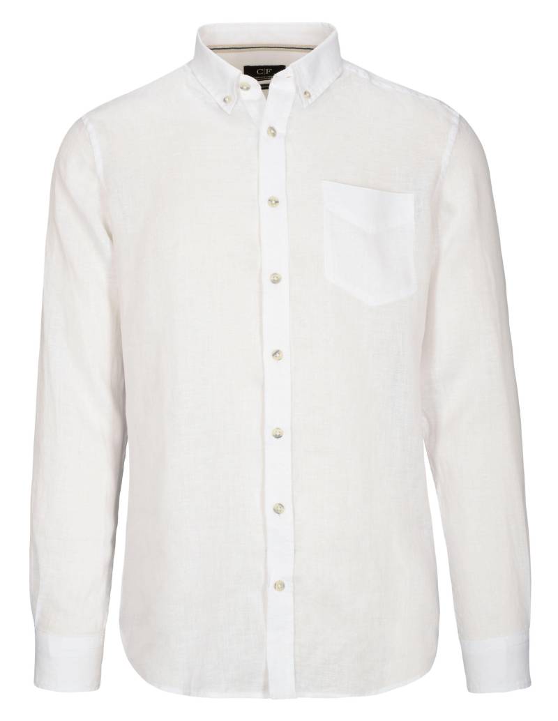 COMMANDER Finest Clothing - Hemd 1/1 Arm,Button Down clean white - Gr. - 3XL von COMMANDER Finest Clothing