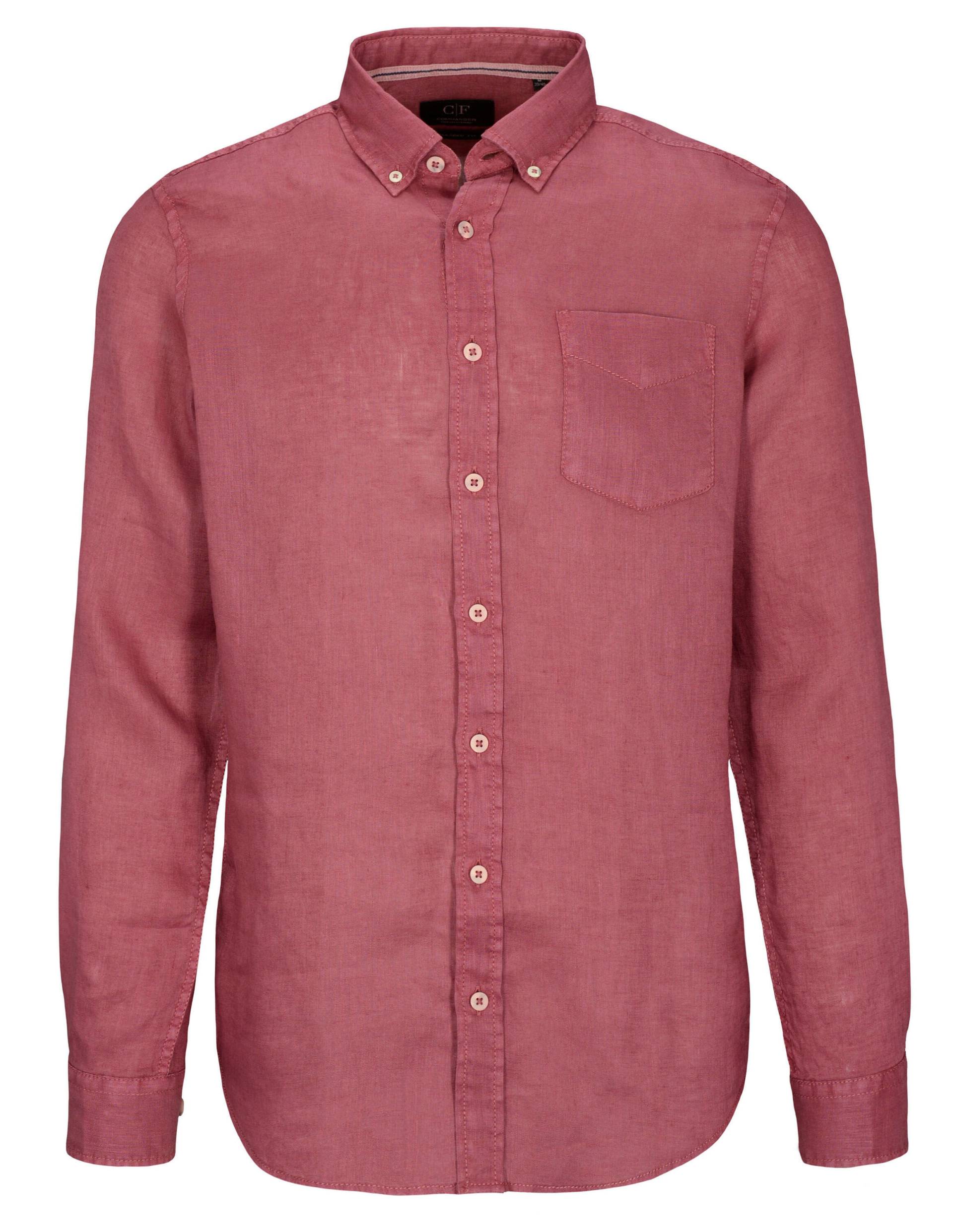 COMMANDER Finest Clothing - Hemd 1/1 Arm,Button Down vintage pink - Gr. - L von COMMANDER Finest Clothing