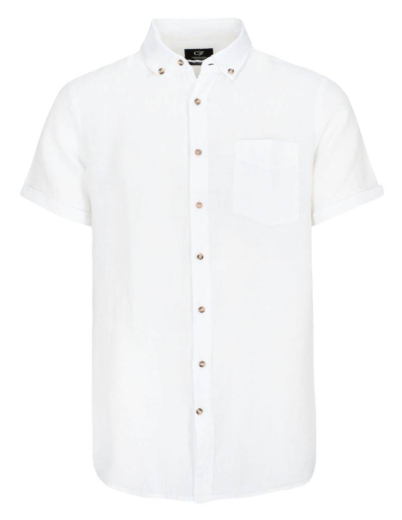COMMANDER Finest Clothing - Hemd 1/2 Arm,Button Down clean white - Gr. - XL von COMMANDER Finest Clothing