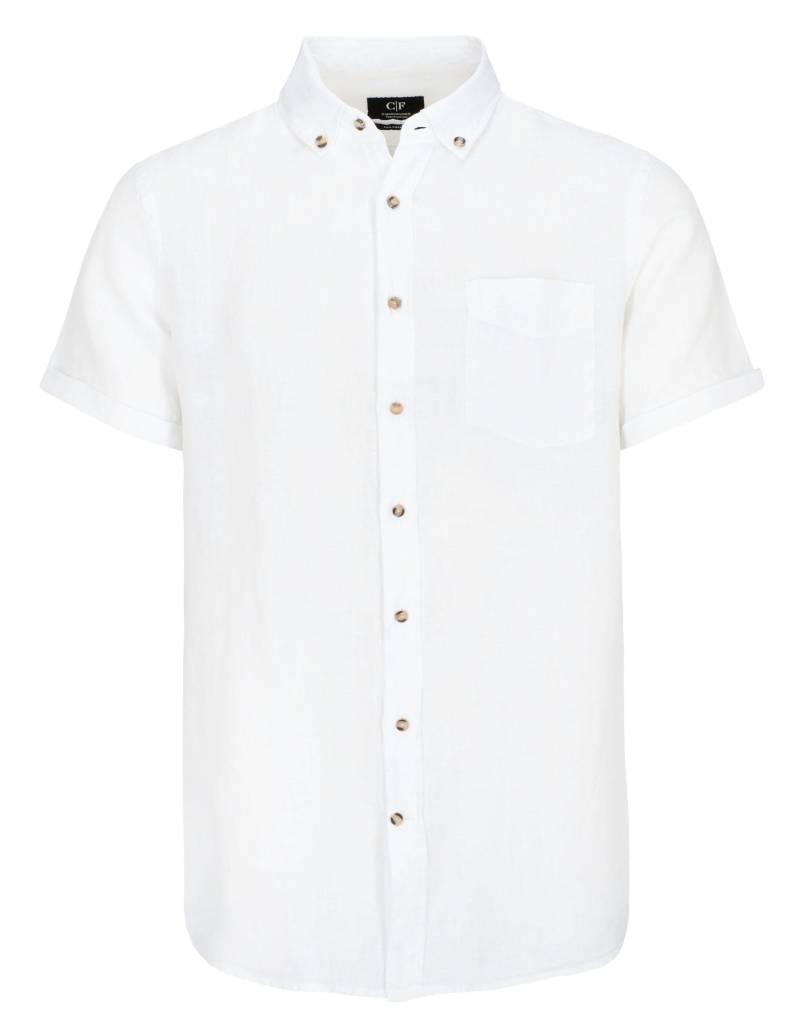 COMMANDER Finest Clothing - Hemd 1/2 Arm,Button Down clean white - Gr. - XXL von COMMANDER Finest Clothing