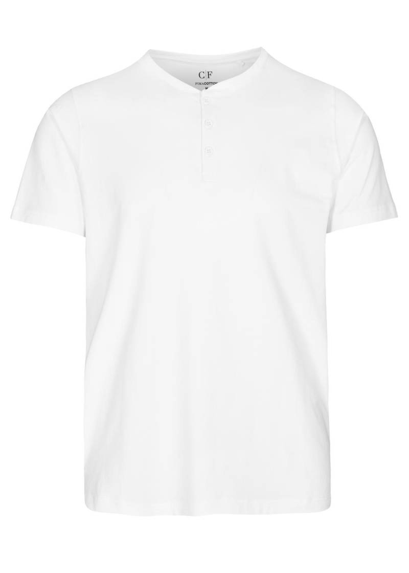 COMMANDER Finest Clothing - Henley-Shirt 1/2 clean white - Gr. - M von COMMANDER Finest Clothing