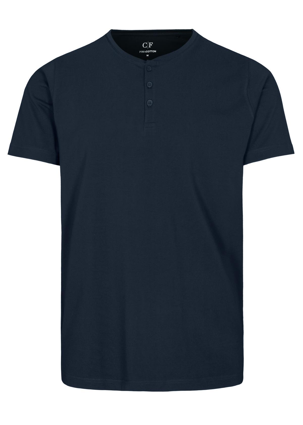 COMMANDER Finest Clothing - Henley-Shirt 1/2 dark navy - Gr. - M von COMMANDER Finest Clothing