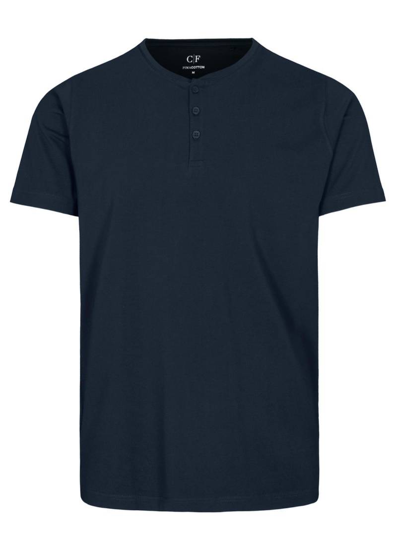 COMMANDER Finest Clothing - Henley-Shirt 1/2 dark navy - Gr. - M von COMMANDER Finest Clothing