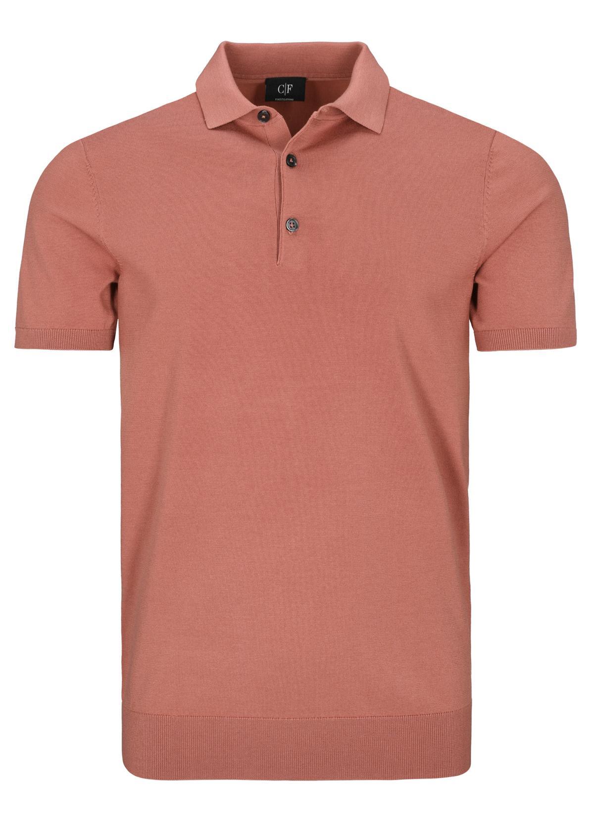COMMANDER Finest Clothing - Polo-Pullover, 1/2 Arm dusty coral - Gr. - S von COMMANDER Finest Clothing