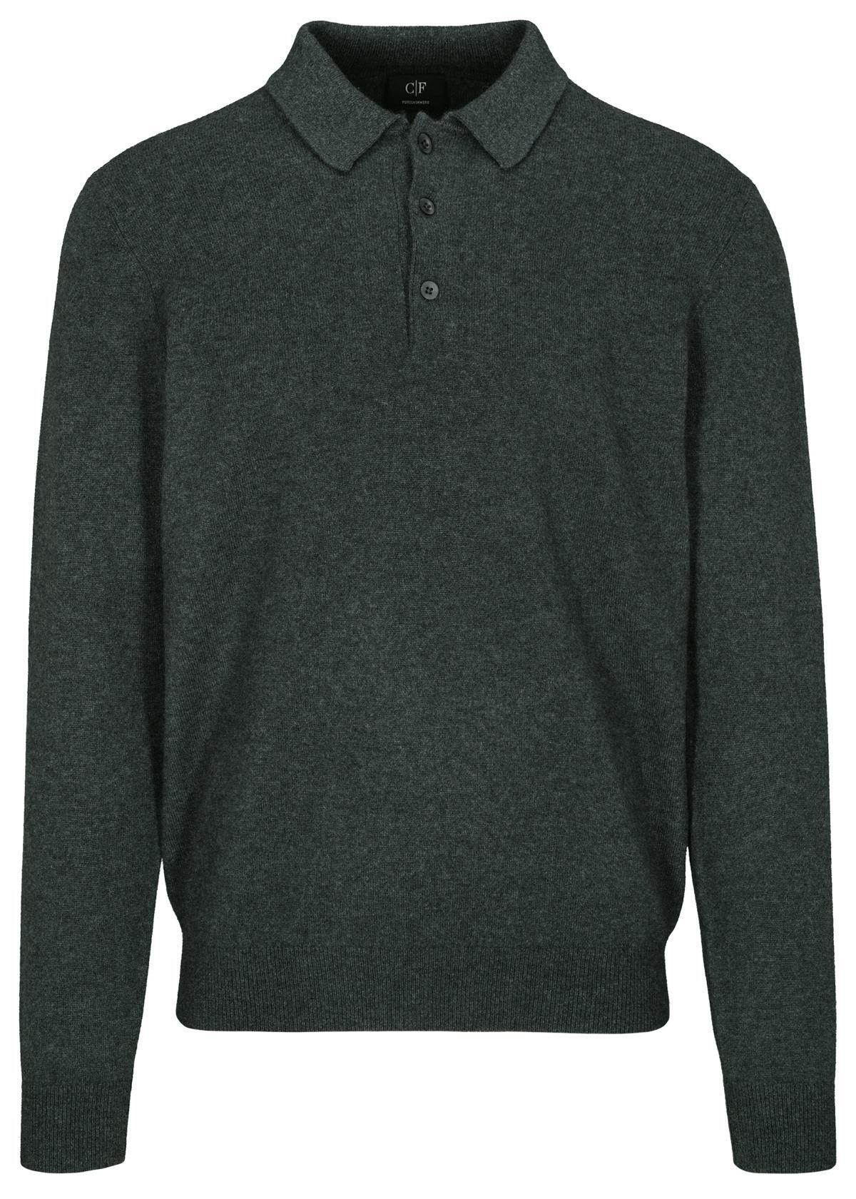 COMMANDER Finest Clothing - Polo-Pullover, uni dark khaki mel. - Gr. - XXL von COMMANDER Finest Clothing