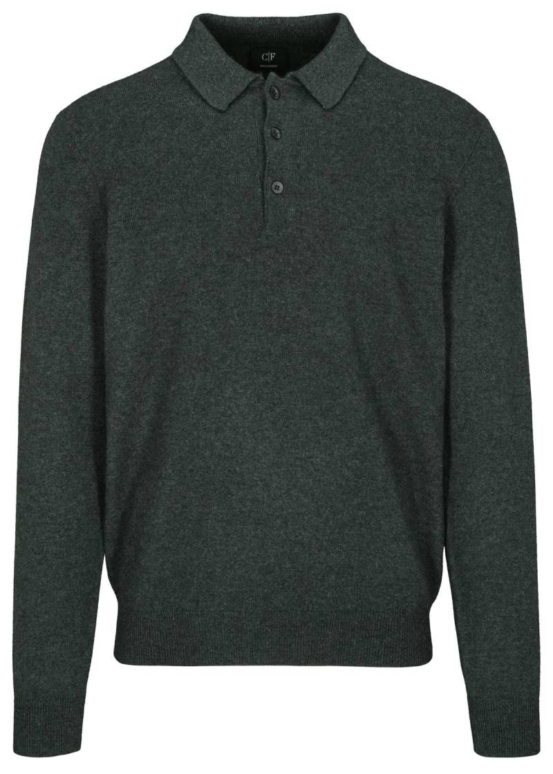 COMMANDER Finest Clothing - Polo-Pullover, uni dark khaki mel. - Gr. - XXL von COMMANDER Finest Clothing