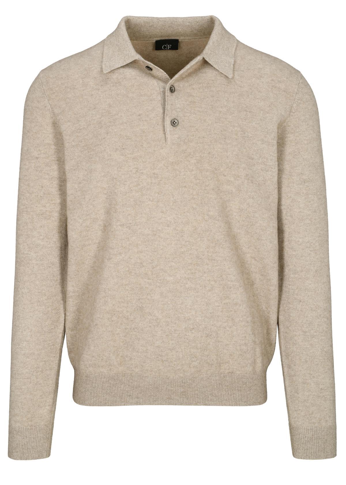 COMMANDER Finest Clothing - Polo-Pullover, uni irish cream mel. - Gr. - XXL von COMMANDER Finest Clothing