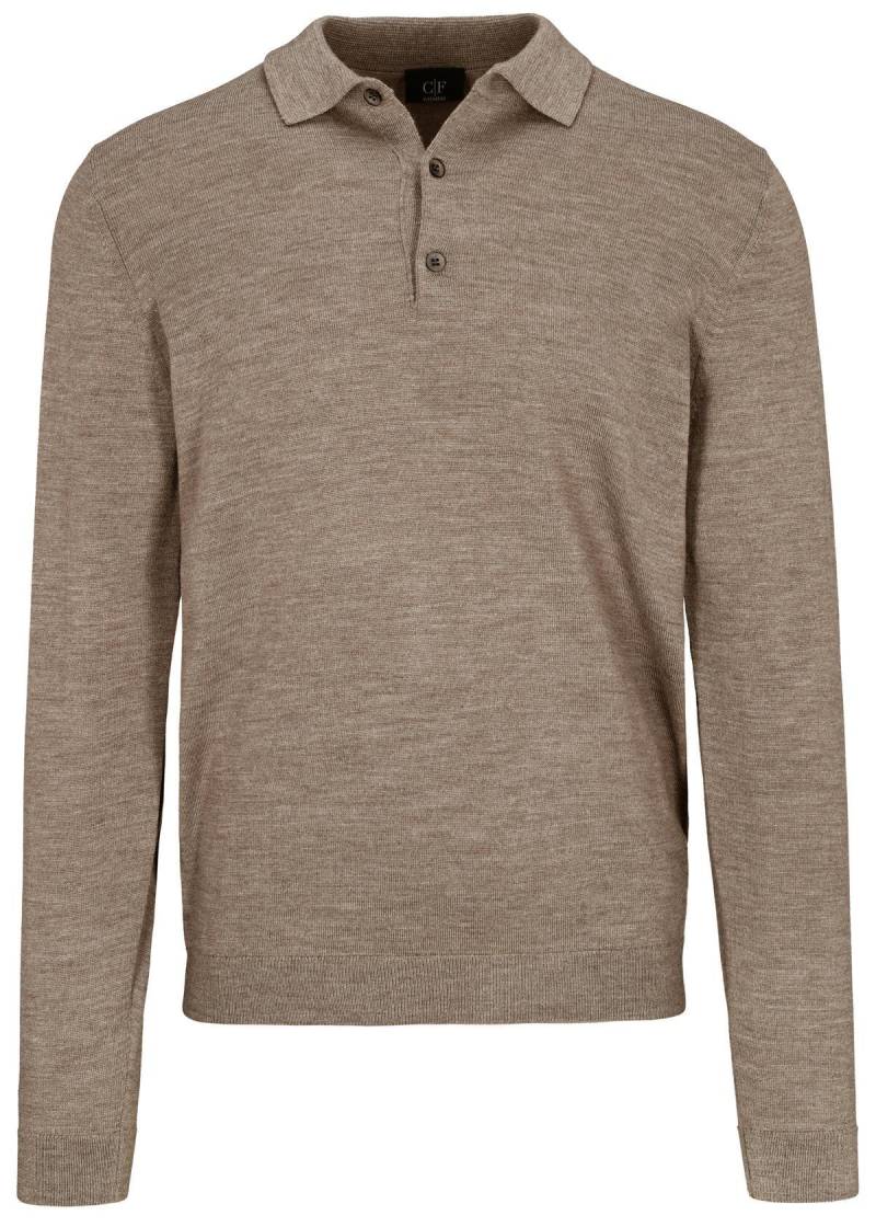 COMMANDER Finest Clothing - Polo Pullover, uni nougat mel. - Gr. - L von COMMANDER Finest Clothing