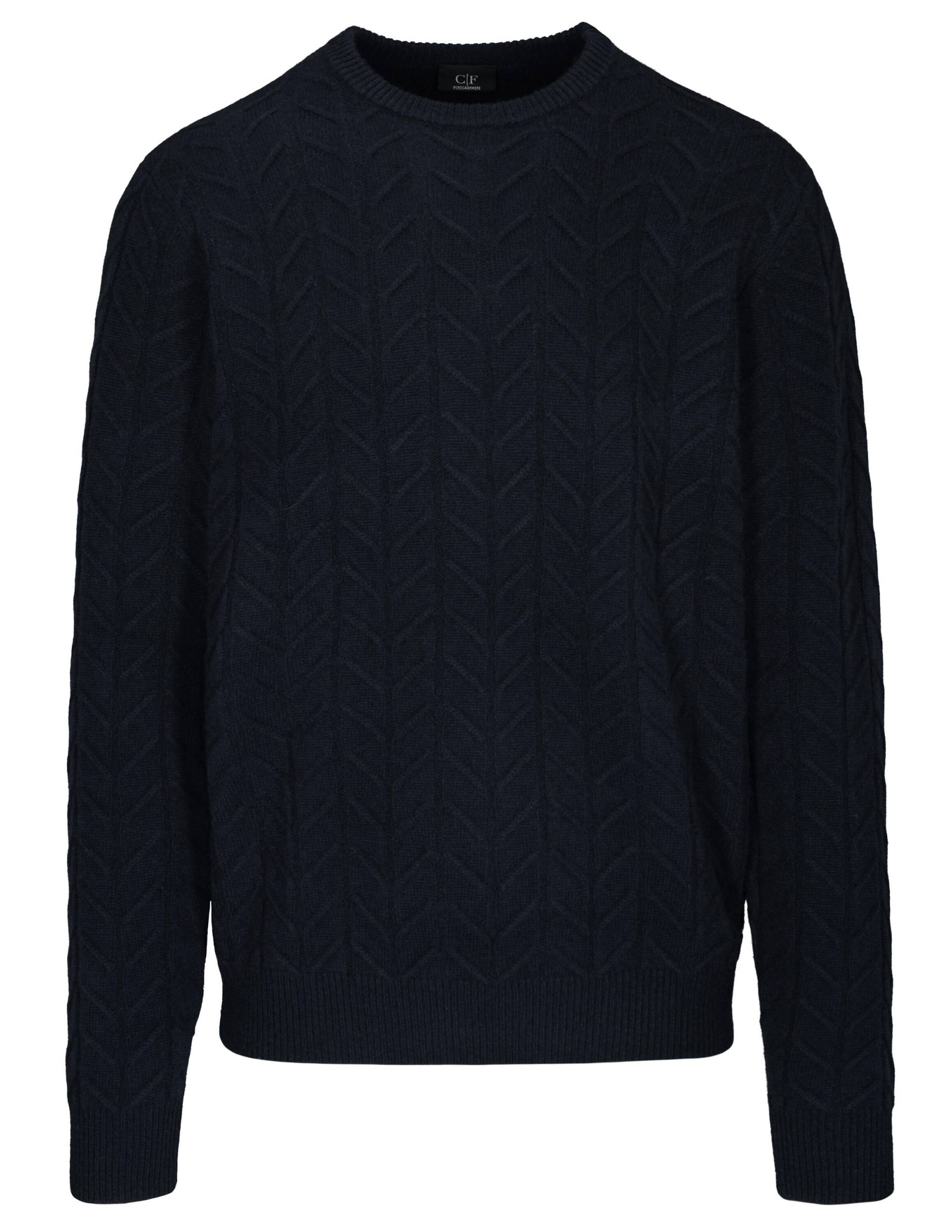 COMMANDER Finest Clothing - Rdh.-Pullover, 1/1 Arm dark navy - Gr. - L von COMMANDER Finest Clothing