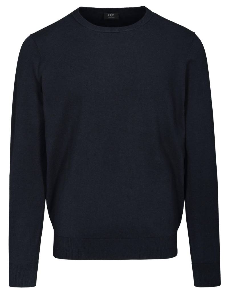 COMMANDER Finest Clothing - Rdh.-Pullover, 1/1 Arm dark navy melange - Gr. - 3XL von COMMANDER Finest Clothing