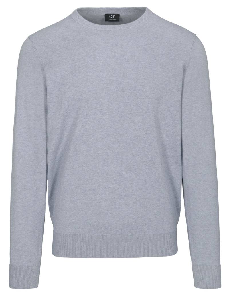 COMMANDER Finest Clothing - Rdh.-Pullover, 1/1 Arm grey melange - Gr. - XXL von COMMANDER Finest Clothing