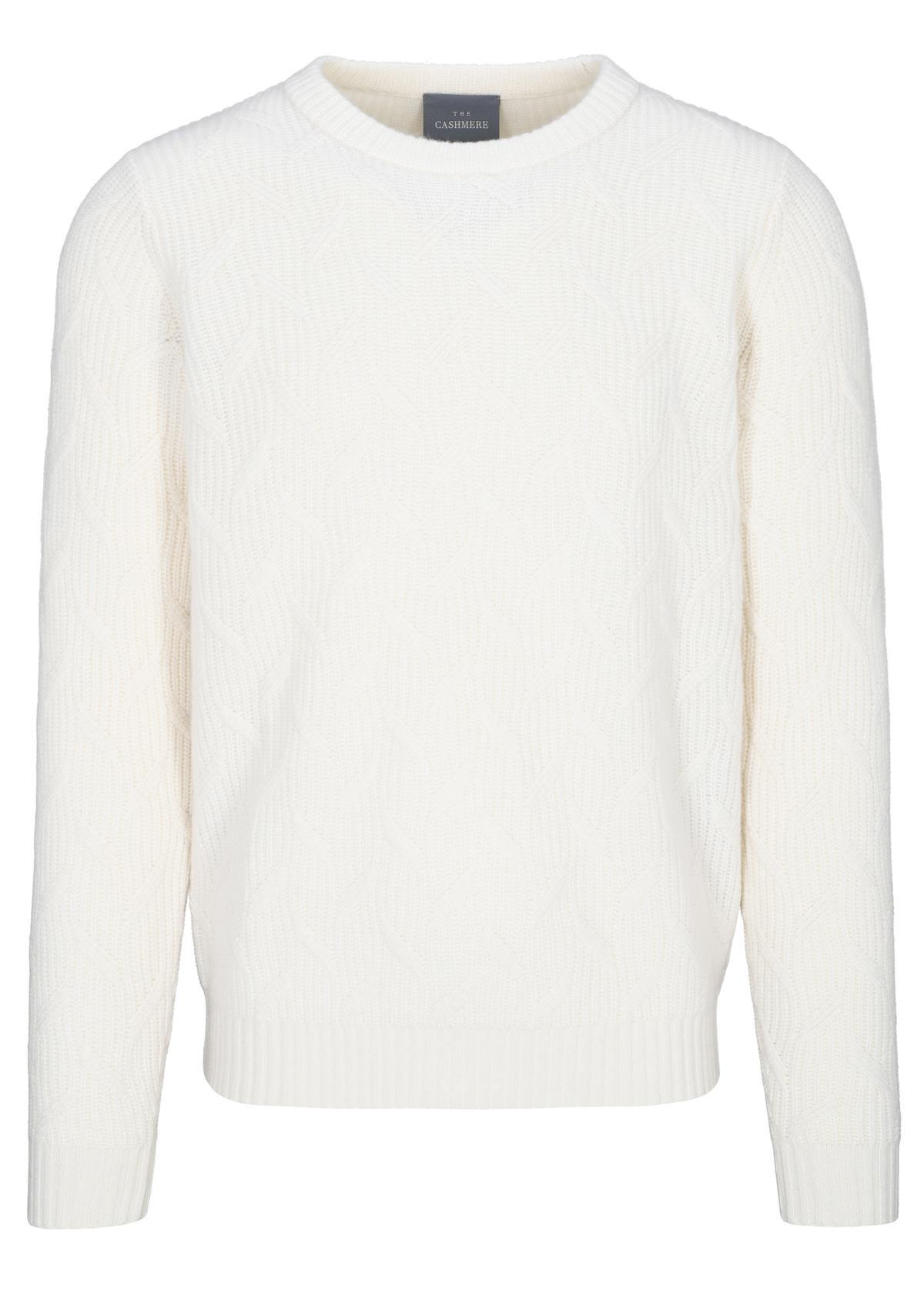 COMMANDER Finest Clothing - Rdh.-Pullover, 1/1 Arm snow white - Gr. - M von COMMANDER Finest Clothing