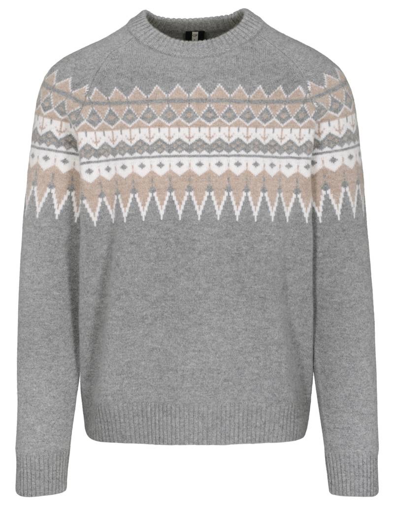 COMMANDER Finest Clothing - Rdh.-Pullover, 1/1 Arm tech grey - Gr. - L von COMMANDER Finest Clothing