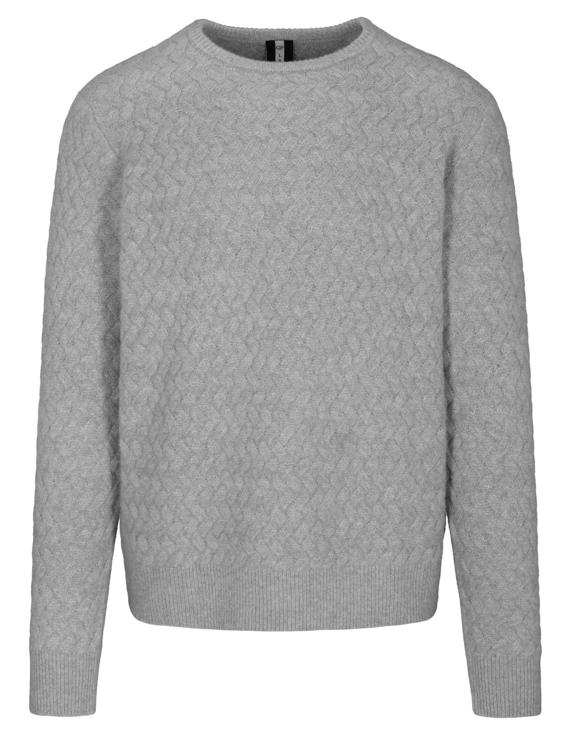 COMMANDER Finest Clothing - Rdh.-Pullover, 1/1 Arm tech grey - Gr. - XXL von COMMANDER Finest Clothing