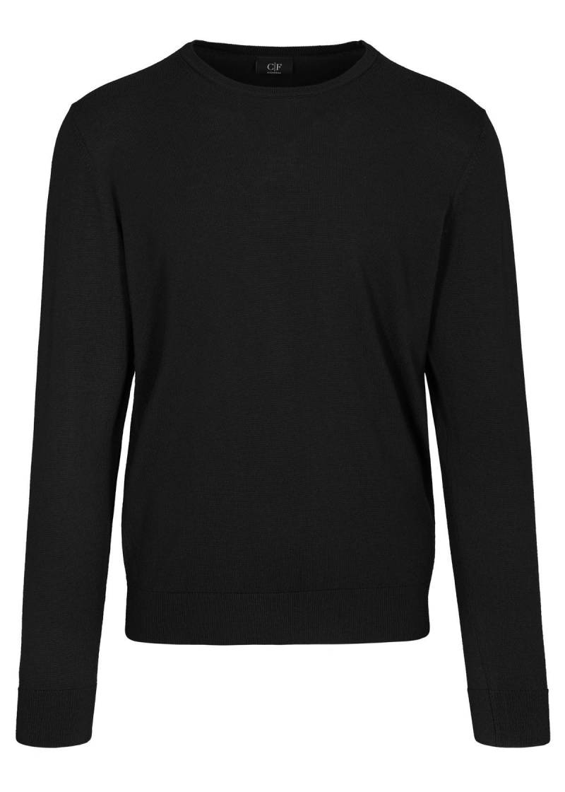 COMMANDER Finest Clothing - Rdh.-Pullover, uni black - Gr. - M von COMMANDER Finest Clothing