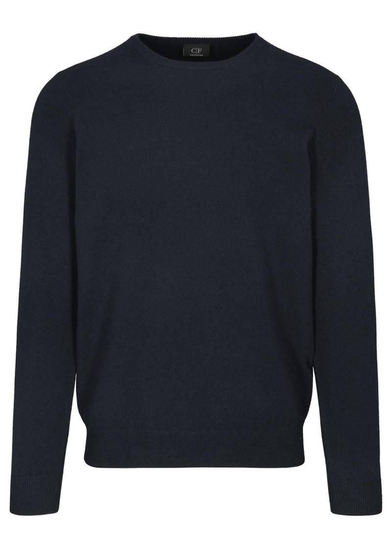 COMMANDER Finest Clothing - Rdh.-Pullover, uni dark navy - Gr. - M von COMMANDER Finest Clothing