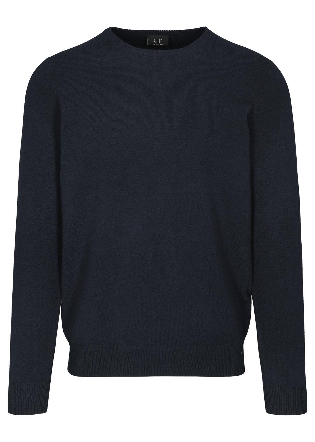 COMMANDER Finest Clothing - Rdh.-Pullover, uni dark navy - Gr. - XXL von COMMANDER Finest Clothing