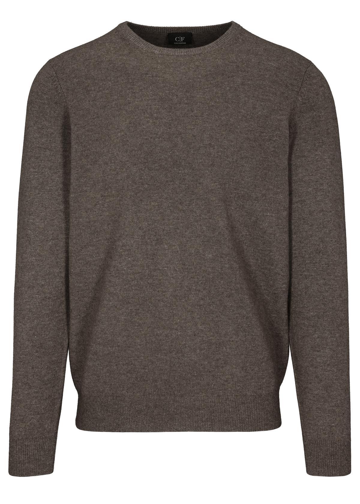 COMMANDER Finest Clothing - Rdh.-Pullover, uni nougat mel. - Gr. - 3XL von COMMANDER Finest Clothing