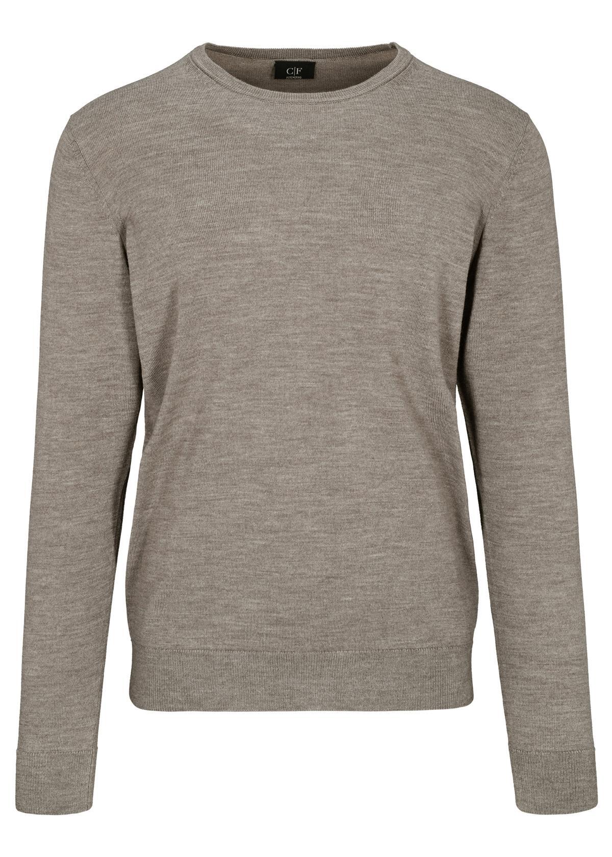 COMMANDER Finest Clothing - Rdh.-Pullover, uni nougat mel. - Gr. - 3XL von COMMANDER Finest Clothing