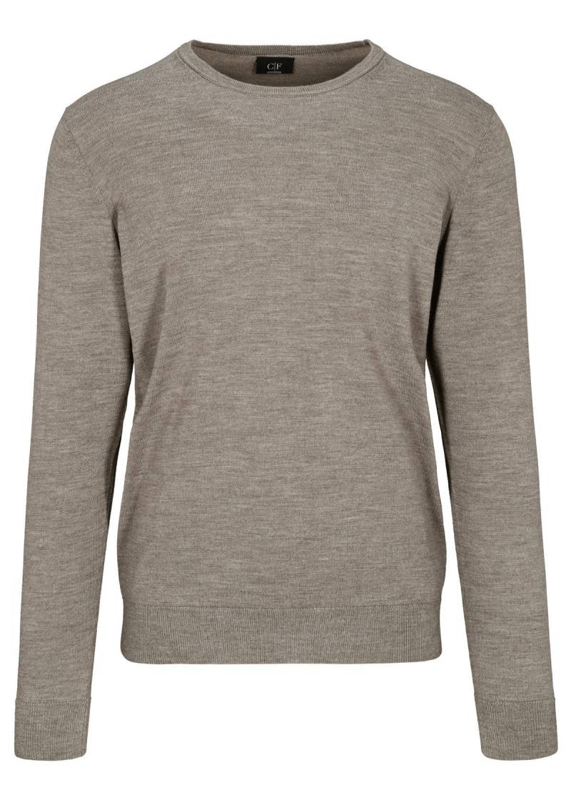 COMMANDER Finest Clothing - Rdh.-Pullover, uni nougat mel. - Gr. - 3XL von COMMANDER Finest Clothing