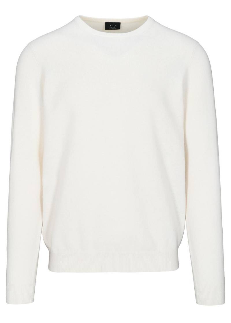 COMMANDER Finest Clothing - Rdh.-Pullover, uni snow white - Gr. - M von COMMANDER Finest Clothing