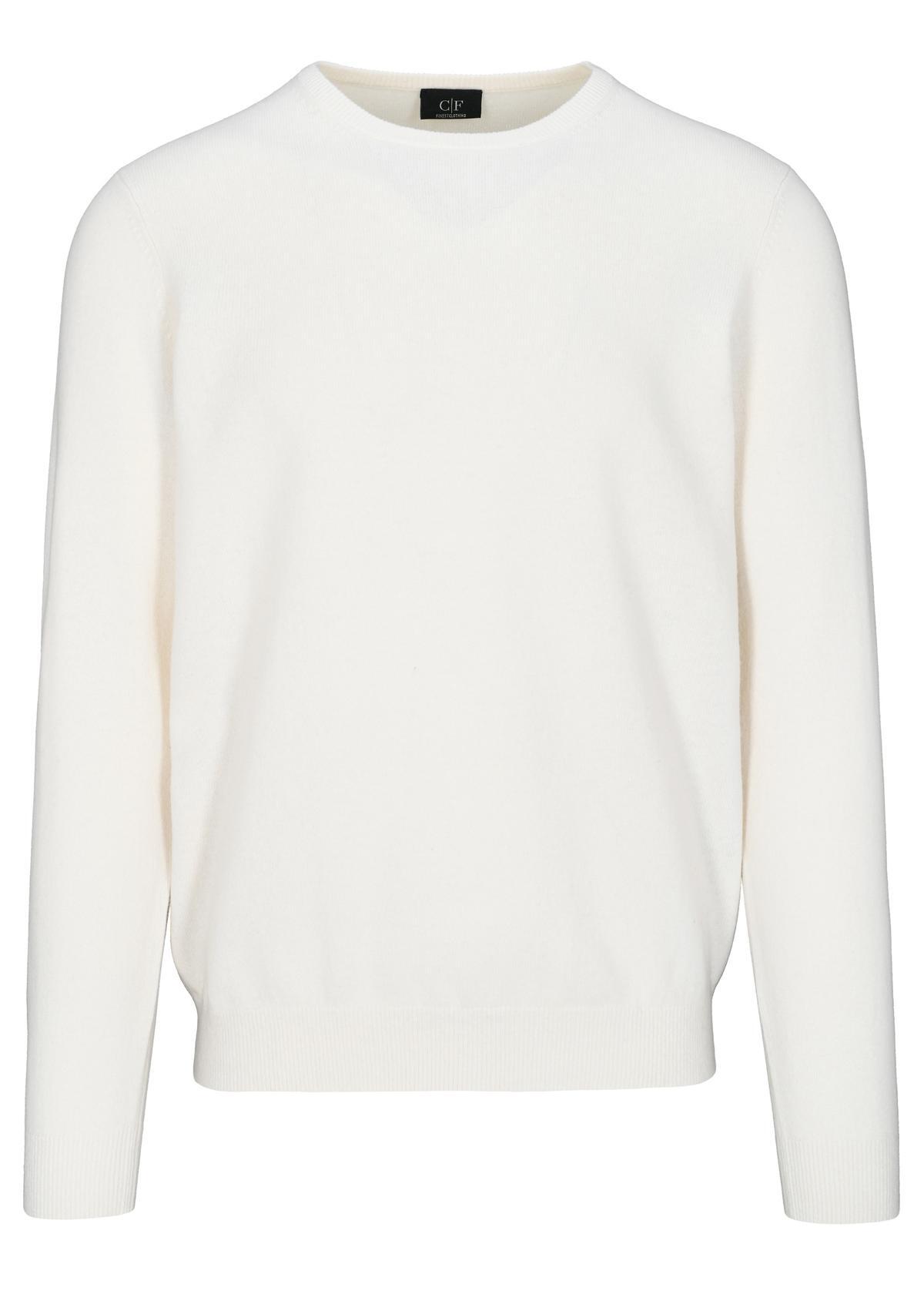 COMMANDER Finest Clothing - Rdh.-Pullover, uni snow white - Gr. - XXL von COMMANDER Finest Clothing