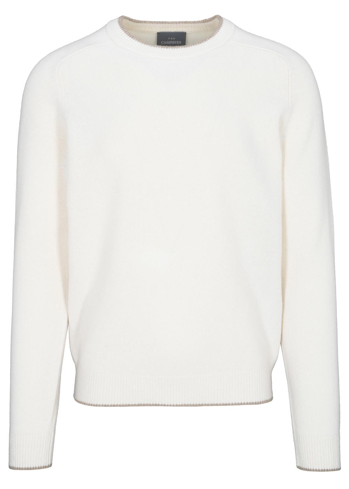 COMMANDER Finest Clothing - Rdh.-Pullover, uni snow white - Gr. - XXL von COMMANDER Finest Clothing