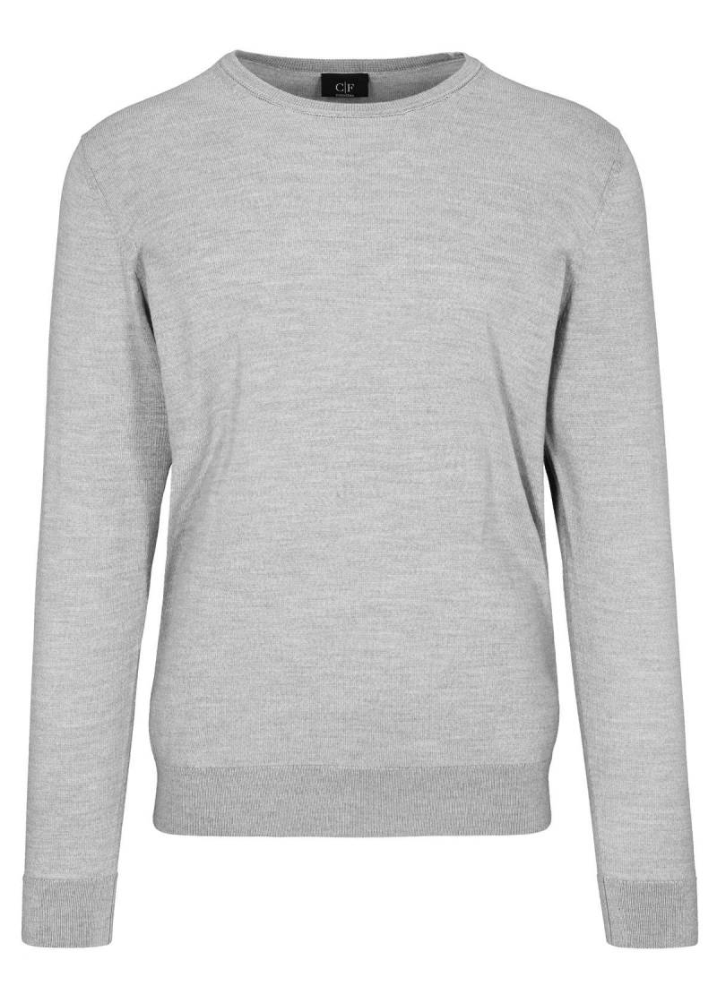 COMMANDER Finest Clothing - Rdh.-Pullover, uni tech grey mel. - Gr. - S von COMMANDER Finest Clothing